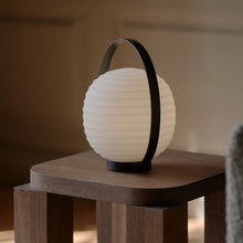 Laden Sie das Bild in den Galerie-Viewer, NEW WORKS | Lantern Portable Table Lamp - Frosted White Opal Glass