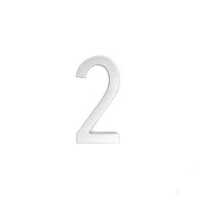 Load image into Gallery viewer, LUMO Lighting Technology | Illuminated LED Address Number 5" (Outdoor) - Silver/Brushed Aluminum