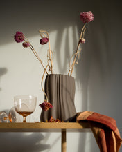 Ladda upp bild till gallerivisning, Ferm Living Moire Vase - Anthracite - Small