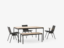 Ladda upp bild till gallerivisning, &Tradition | Ville AV33 Outdoor Side Chair - Warm Black