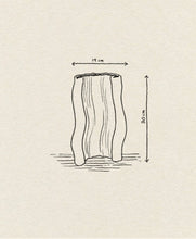 Ladda upp bild till gallerivisning, Ferm Living Moire Vase - Anthracite - Small