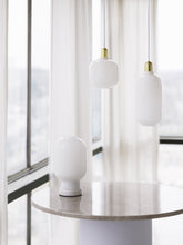 画像をギャラリービューアに読み込む, NORMANN COPENHAGEN | Amp Pendant Lamp White/Brass (Multiple Sizes)
