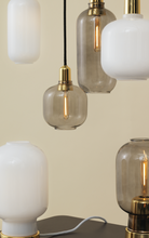 画像をギャラリービューアに読み込む, NORMANN COPENHAGEN | Amp Pendant Lamp White/Brass (Multiple Sizes)