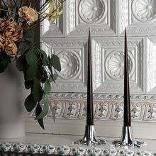 Afbeelding in Gallery-weergave laden, GARDEN GLORY | XMAS Candle Holder Mini Root set - Silver x 2 (Free Candles)