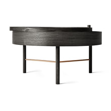 Load image into Gallery viewer, Audo Copenhagen | Turning Table - Black Ash / Brass