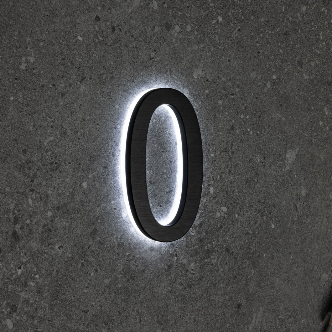 LUMO Lighting | Contemporary Illuminated Address Number 5