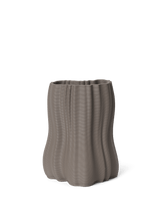 Ladda upp bild till gallerivisning, Ferm Living Moire Vase - Anthracite - Small
