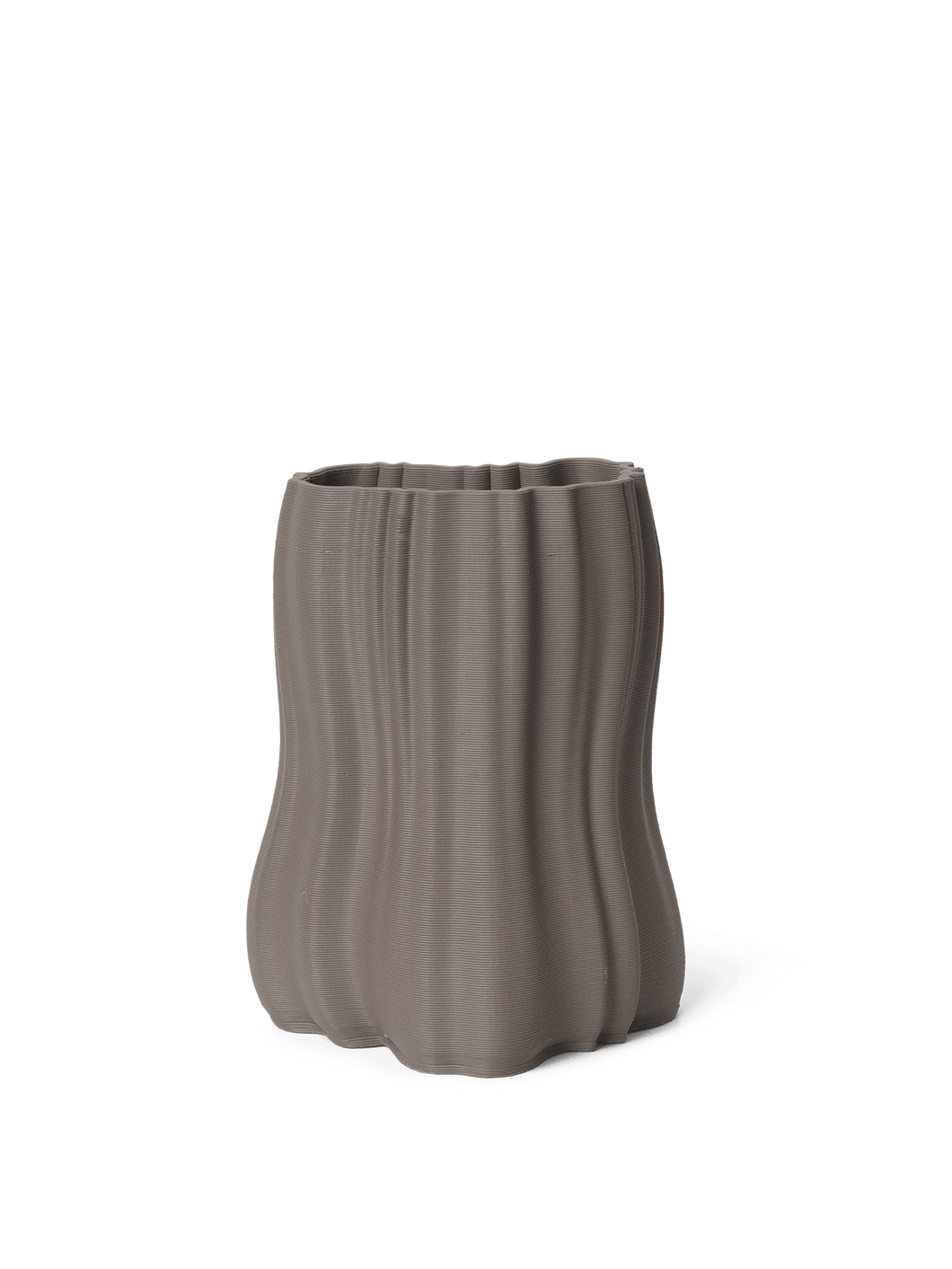 Ferm Living Moire Vase - Anthracite - Small