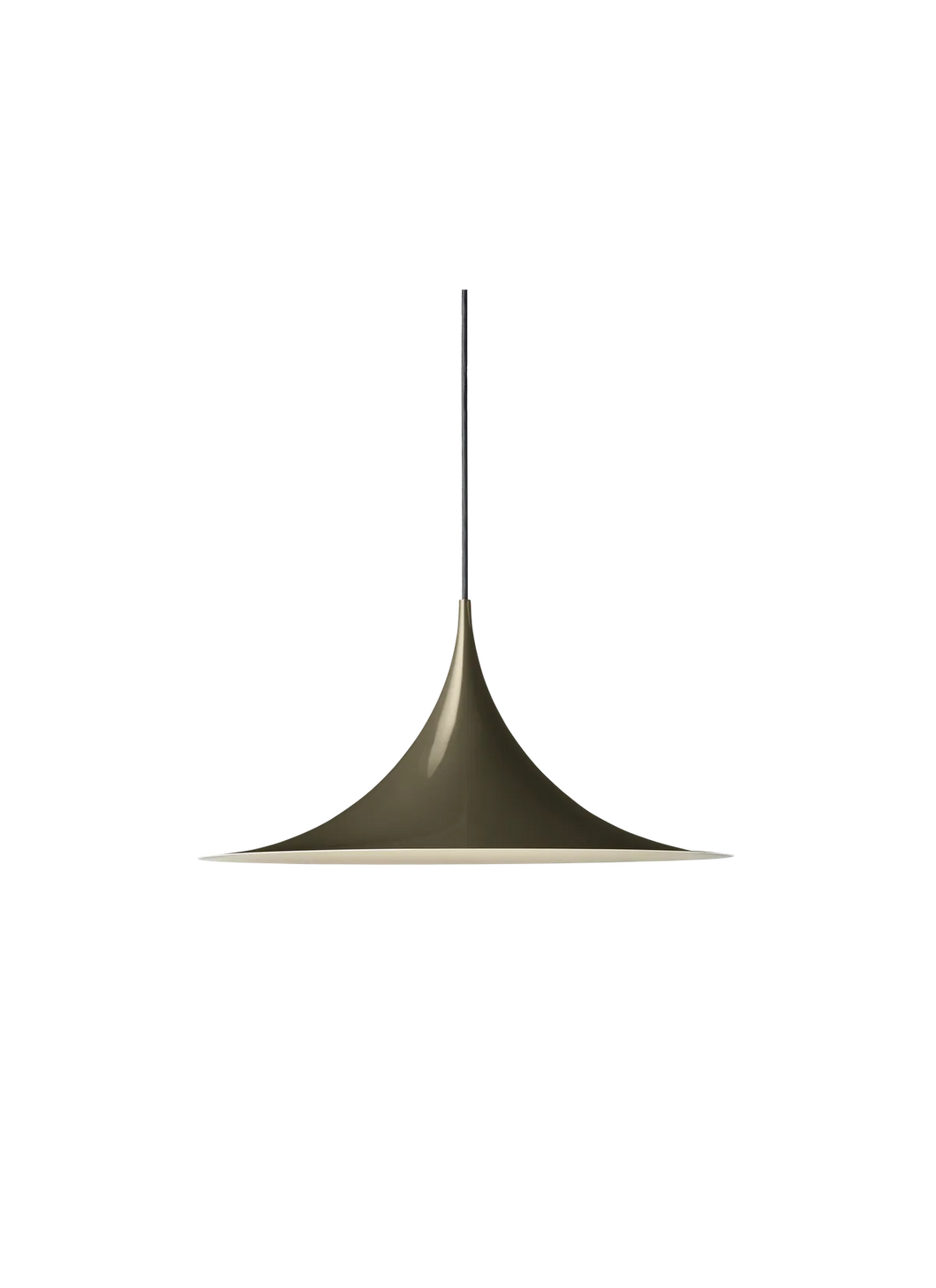 GUBI | Semi Pendant - Medium, 47cm - Fennel Seed Gloss