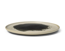 Load image into Gallery viewer, Ferm Living | Omhu Plate-Medium Off White/Charcoal
