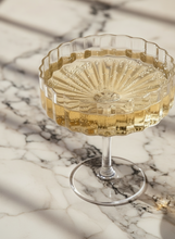Load image into Gallery viewer, MODERNISM x Lara K | Cullinan Crystal Champagne Saucer Glasses (Set Of 2)
