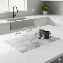 Load image into Gallery viewer, MR &amp; MRS DESIGNER | White Marble Pattern Kitchen Countertop Silicone Mat 60x90cm
