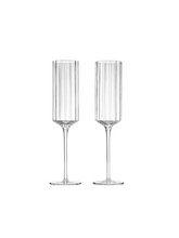 Load image into Gallery viewer, MODERNISM | Cullinan Crystal Champagne Flute Glasses (Set of 2)

