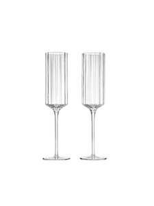 MODERNISM | Cullinan Crystal Champagne Flute Glasses (Set of 2)