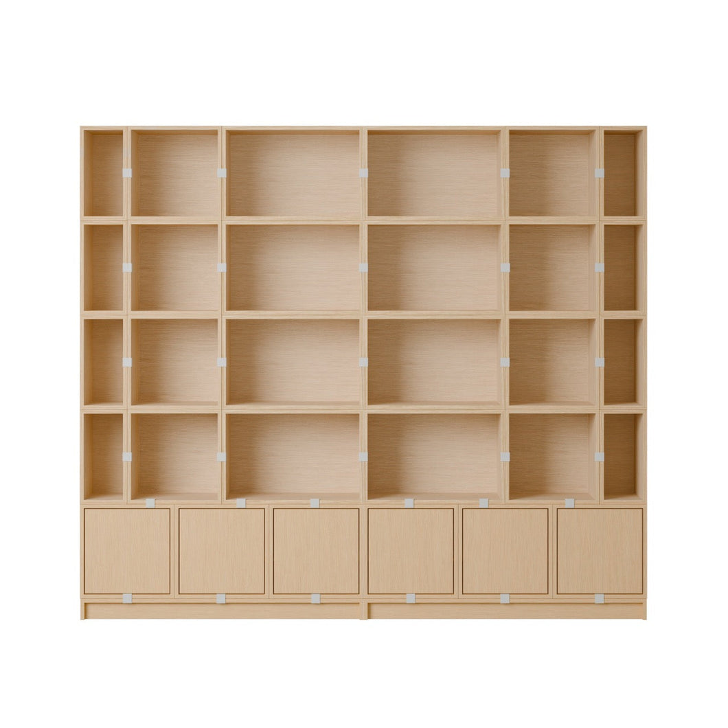 MUUTO |  Stacked System Bookcase - Configuration 1