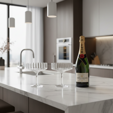 Ladda upp bild till gallerivisning, MODERNISM | Cullinan Crystal Champagne Coupe glasögon
