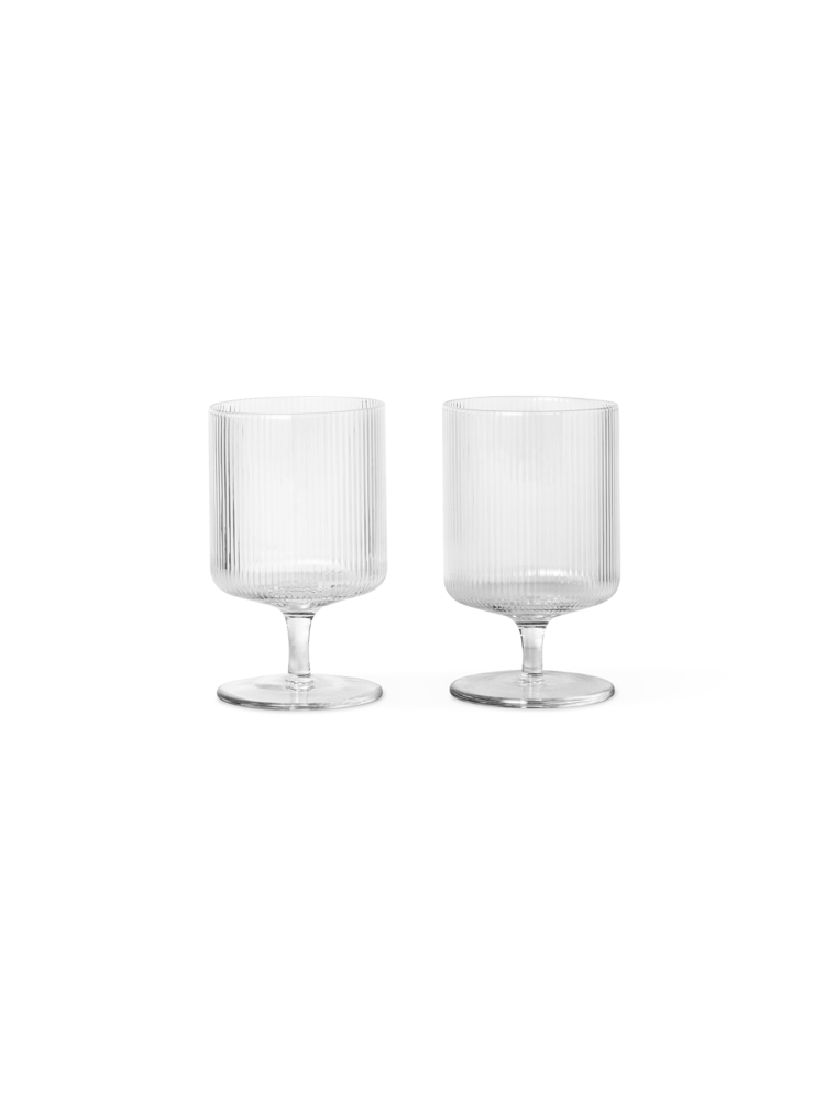 FERM LIVING | Wine Glasses (Set Of 2) - Clear
