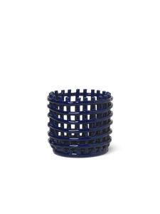 FERM LIVING | Ceramic Basket - Blue (Multiple Sizes Available)