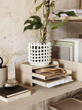 Load image into Gallery viewer, FERM LIVING | Ceramic Basket - Off-White (Multiple Sizes Available)
