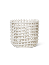 Charger l&#39;image dans la galerie, FERM LIVING | Ceramic Basket - Off-White (Multiple Sizes Available)
