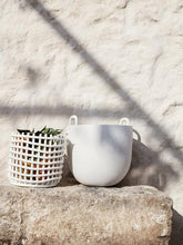 Load image into Gallery viewer, FERM LIVING | Ceramic Basket - Off-White (Multiple Sizes Available)
